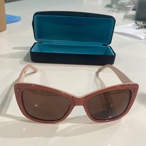 Pink Ted baker London oversized sunglasses